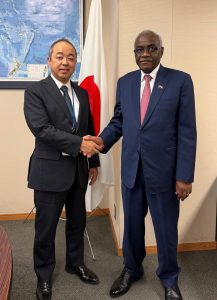 Sudan Ambassador Meets Japanese Foreign Ministry Official on Reconstruction Support